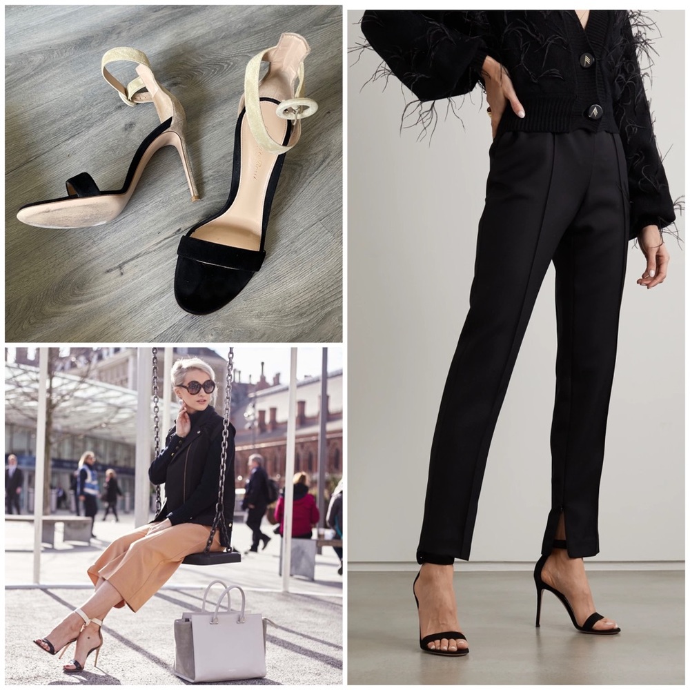 Gianvito Rossi Portofino Suede Sandals